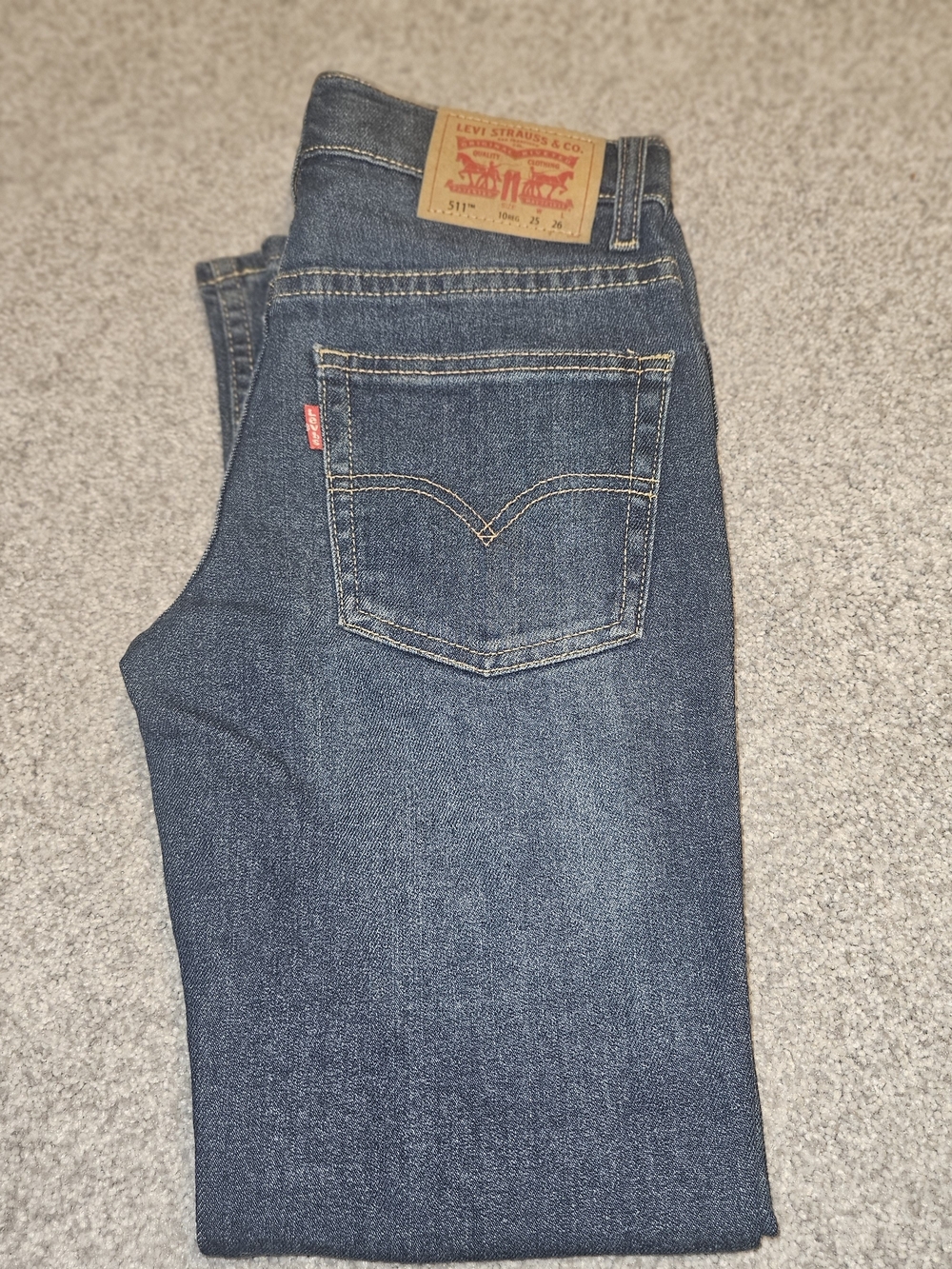 Levi's Kids Dark Blue Denim Jeans